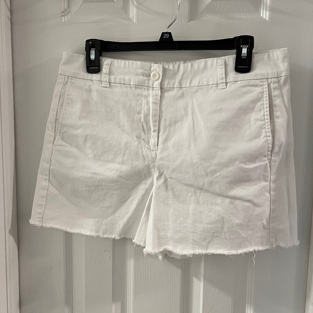 JCrew White shorts size 6